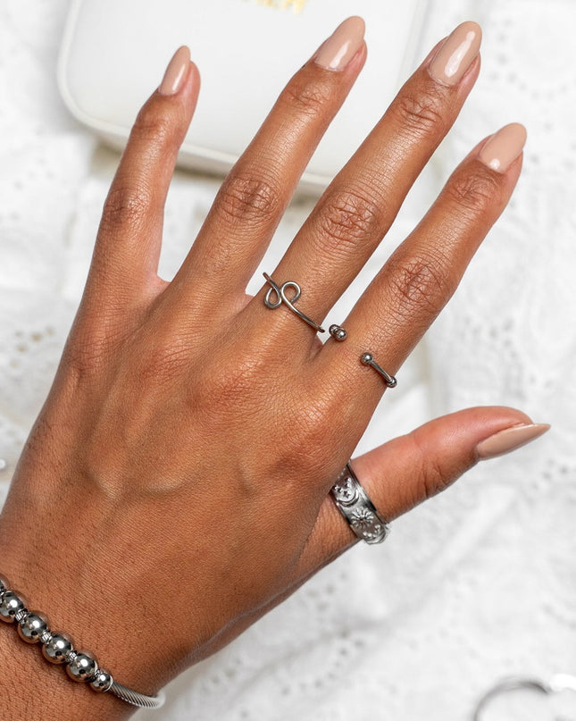Pulsera Fidget Calma - Color Plata