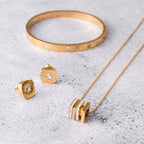 Collar Rubix de Piedra en Oro