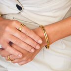 Pulsera Bangle Araña - Dorada