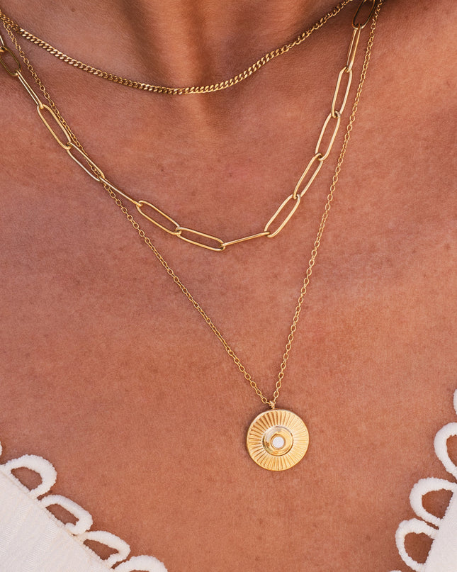 Triple Layer Cleopatra Collar - Gold