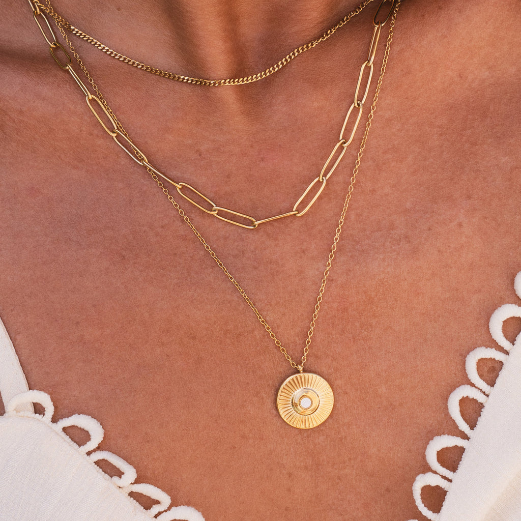Triple Layer Cleopatra Collar - Gold
