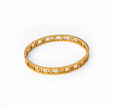 Pulsera de Números Huecos - Oro