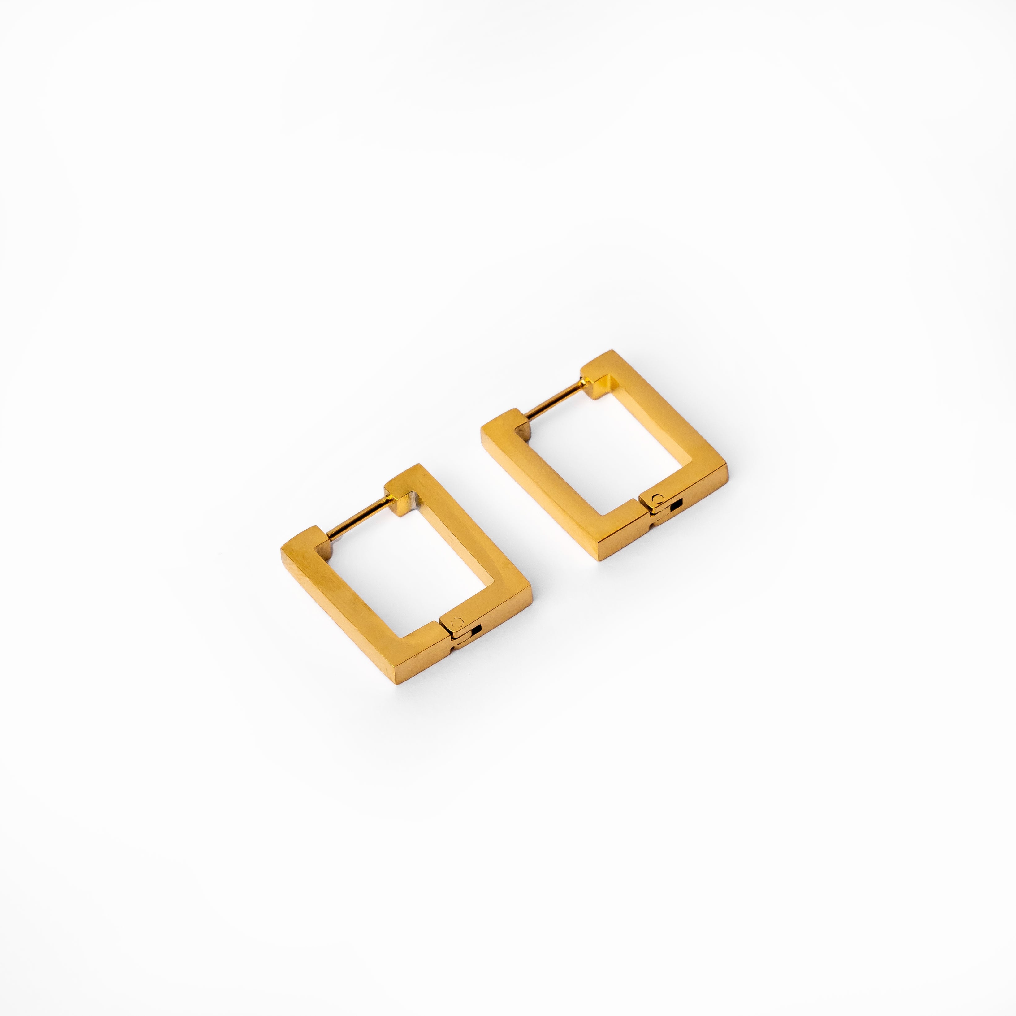 Pendientes Nova en Baño de Oro de 18K