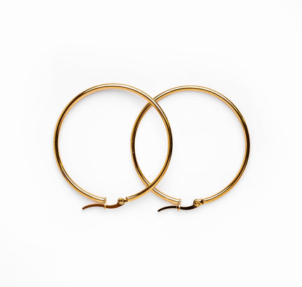 Aros de Oro - Pendientes Elegantes