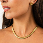 Pendientes de Piedra de Estilo Latino - Oro