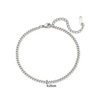 Pulsera de Acero Inoxidable Chapada en Oro 18K