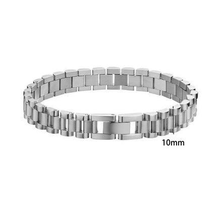 E.B.belle Miniamlist Pulsera para hombre Joyería de oro Estilo callejero Acero inoxidable 316L Pulseras de cadena cubana chapadas en oro de 18 quilates para mujer